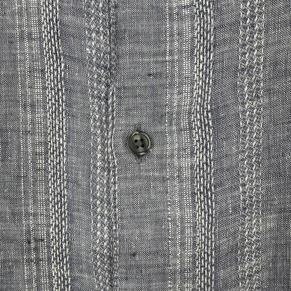 Abercrombie Fitch Linen Collection Shirt Men LARGE Summer Lightweight Preppy - Picture 6 of 14